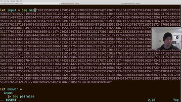 Advent of Code Day 1 Pt. 1 in F# (2017)