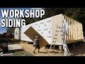 Installing Siding the [easy] Way // DIY Workshop Build