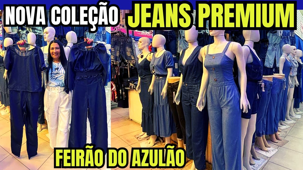 NOVA COLEÇÃO JEANS PREMIUM BRÁS-SP - YouTube