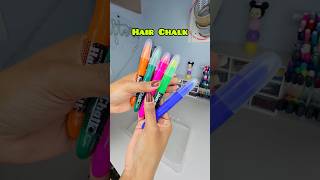 Unboxing Hair Chalk Kit 😱 #crafteraditi #shorts #ASMR #unboxing #diy @CrafterAditi