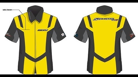 Tutorial membuat Desain Baju PDH, wearpack, menggunakan corel draw