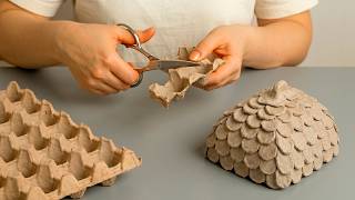 TRANSFORM AN EGG CARTON INTO A BEAUTIFUL HOUSE JUST LIKE IN AN EXPENSIVE STORE!😍IDEAS FROM TRASH!