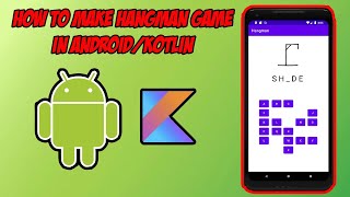 How to Make Classic Hangman Game in Android Kotlin screenshot 3