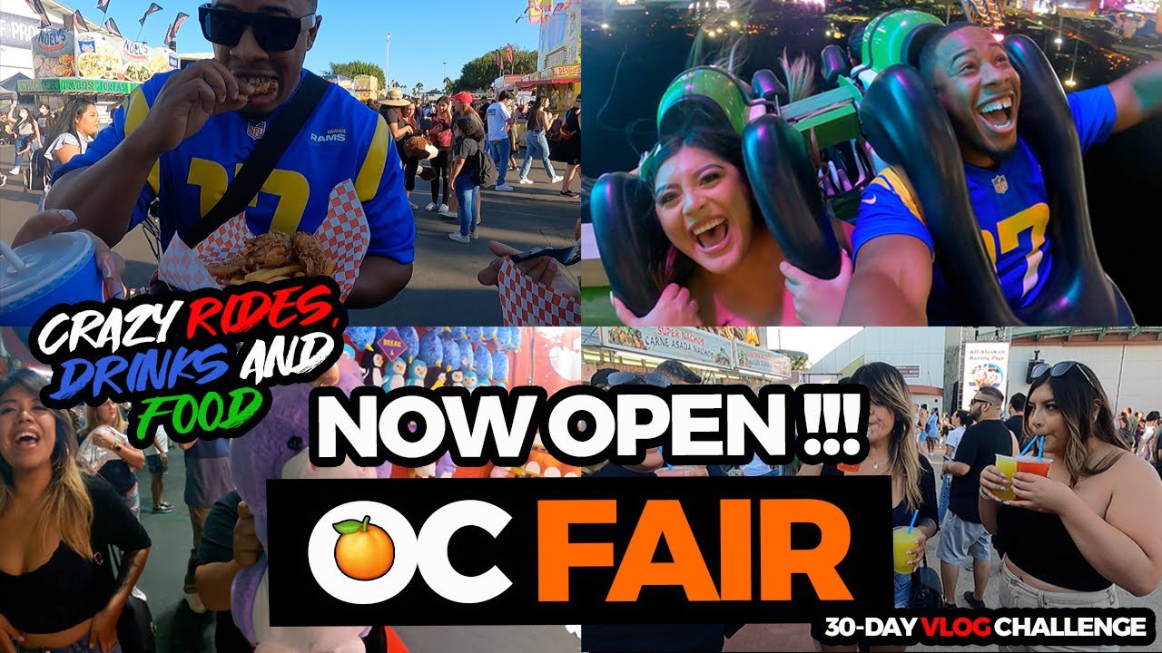 OC FAIR REOPENS | CRAZY RIDES, DRINKS & FOOD!