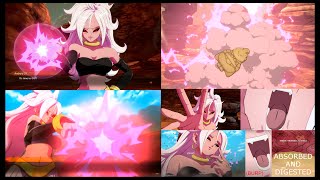 Android 21 Evil Eats Majin Buu