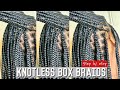 Knotless Box Braids Tutorial | EVERYTHING YOU NEED TO KNOW ABOUT GETTING A PERFECT BRAID - 2 METHODS