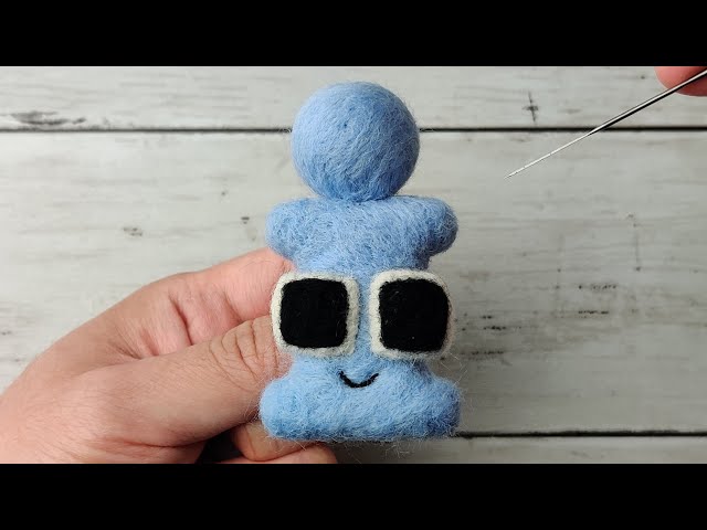 I crafted Number Lore 1 by Mike Salcedo with satisfying needlefelt art