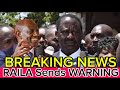 BREAKING NEWS‼️ RAILA ODINGA angry AS He SENDS THIS LATENIGHT WARNING, RUTO FORCED TO BREAK SILENCE