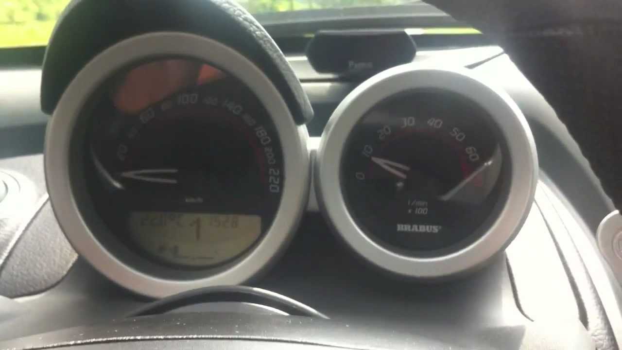 Smart Roadster Coupe Brabus Xclusive 0 100 Acceleration Youtube