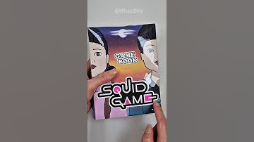 Squid Game3  game book #asmr #squishy #satisfying #papercraft #paperdiy