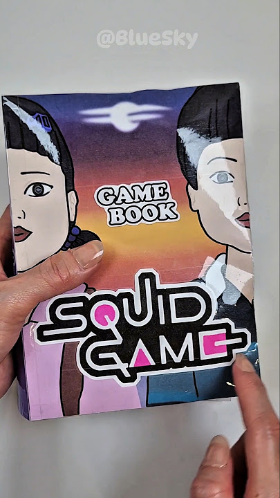 Squid Game3  game book #asmr #squishy #satisfying #papercraft #paperdiy