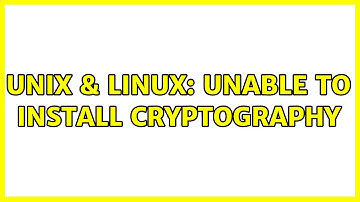 Unix & Linux: Unable to install cryptography (2 Solutions!!)