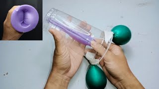 Amazing Make the best flower vase crafts  From Balloons and Plastic Bottles