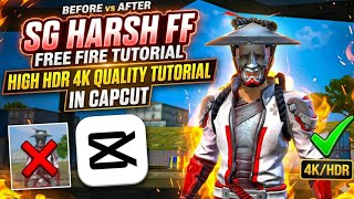 How to increase free fire short video QUILITY like @SG HARSH FF/editing revealed ✅🔥🗿