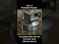 Portable Rim-Driven Annular Saw Restoration. Part 6