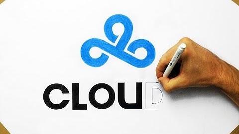 Satisfying Video - CS:GO 9Cloud Logo (How To Draw) Fan Art Drawing Counter Strike