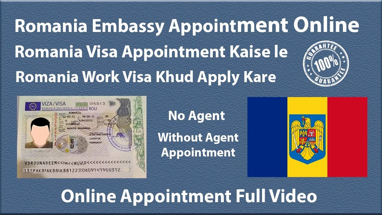 Romania Visa Online Romania Embassy Appointment Online Romania Embassy Update Work Visa 