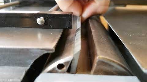 Setting Jointer Knives Properly