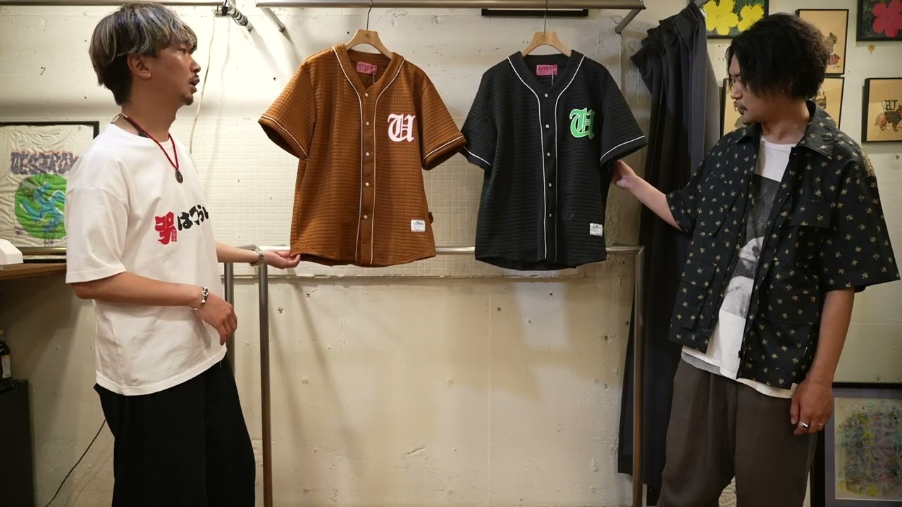 22Summer] EFFECTEN(エフェクテン) “U” baseball s/s shirts │utility 