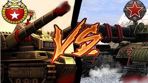 C&C Generals: Rise of the Reds - Overlords vs Sentinels (Equal Cost)