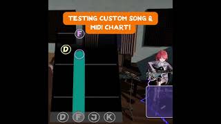 Testing runtime song & MIDI chart import! #DoubleWhammyGame #rhythmgame #indiegame #gamedev #ue5