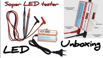 Super LED tester unboxing TV tester LED light
