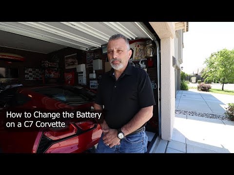 How to Change the Battery in a C7 Corvette