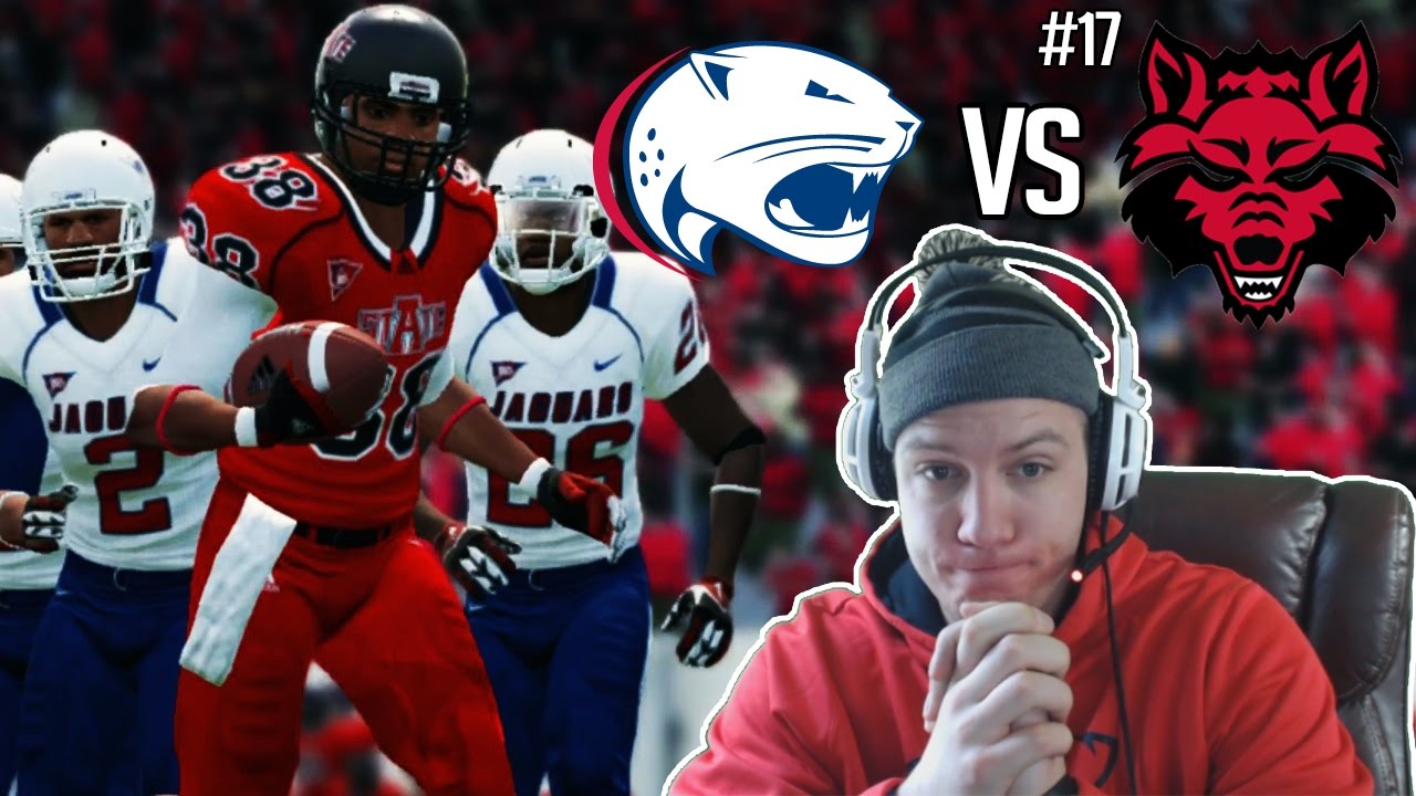 NCAA Football 14 Arkansas St. Red Wolves Dynasty- Year 2 Game 7 vs ...
