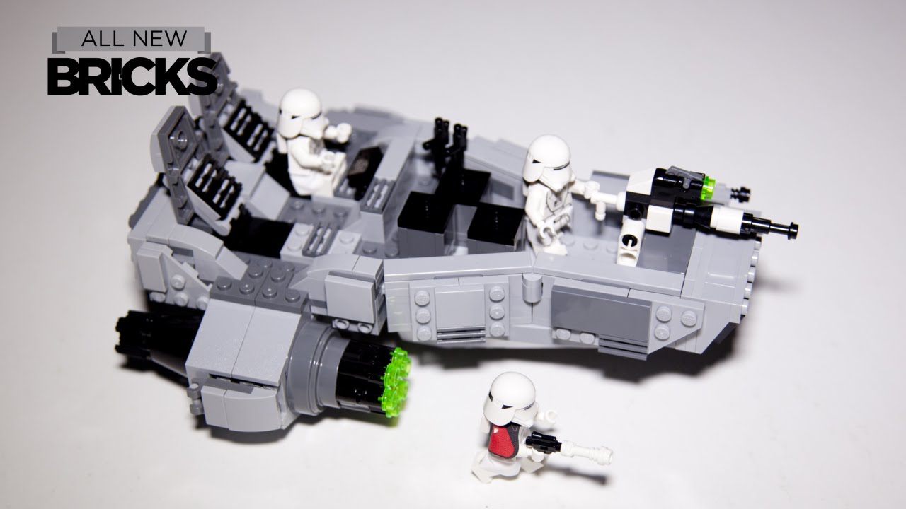 Lego Star Wars 75100 First Order Snowspeeder Speed - YouTube