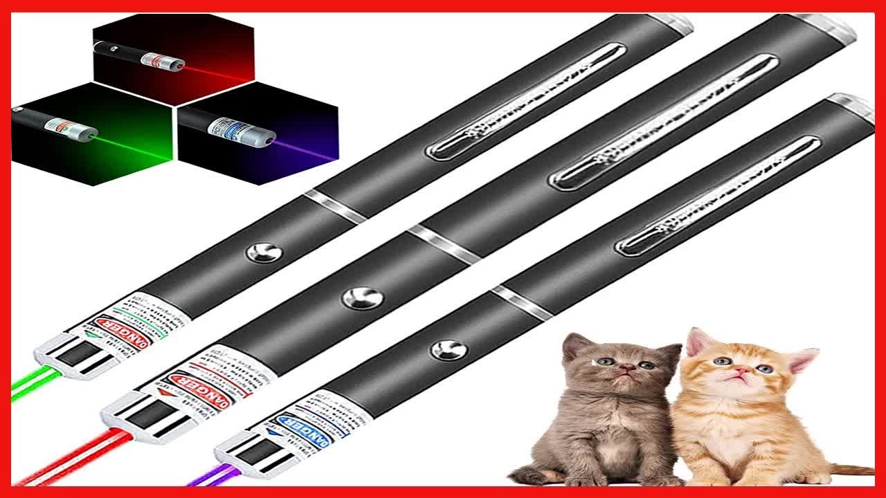 Jouet Laser Pour Chat Avec 3 Motifs Lumineux - Pointeur Interactif Pour Chats Et Chiens (jaune) - 9
