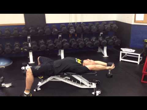 Supine Dumbbell Pullover