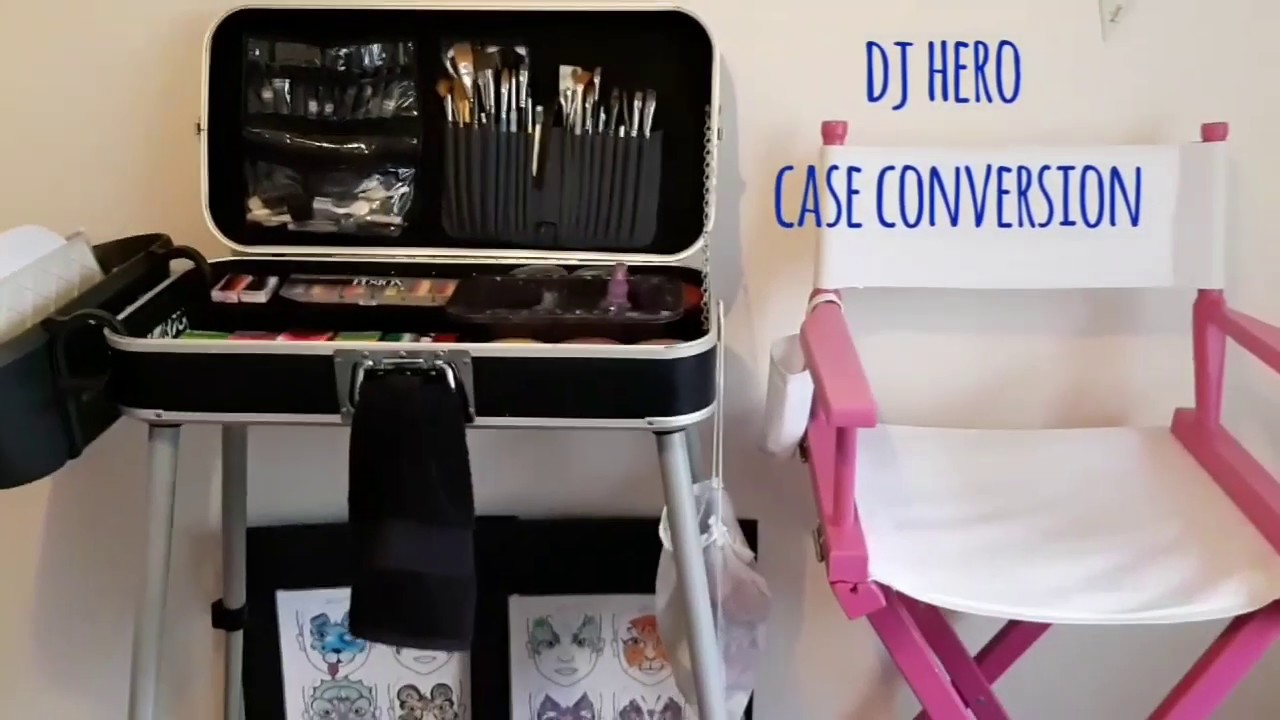 DJ Hero Case Face Painting Kit / Setup YouTube