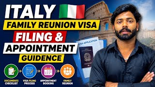 🇮🇹 Italy Family Reunion Visa | Documents + Filing + Appointment Full Guide