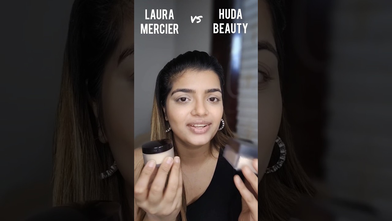 Huda Beauty Easy Bake Vs Laura Mercier Laura Mercier VS Huda Beauty Setting Powder?? #lauramercier #hudabeauty