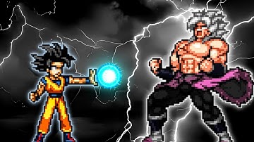 Goku Blizzard RN V2 OP (all form) (New) VS Broly DBS OP in Jump Force Mugen