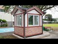 Make a small mobile home by yourself-- 혼자서 이동식주택(경비실)만들기