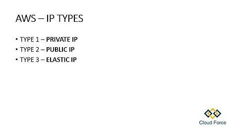 AWS - Elastic IP Vs Public IP