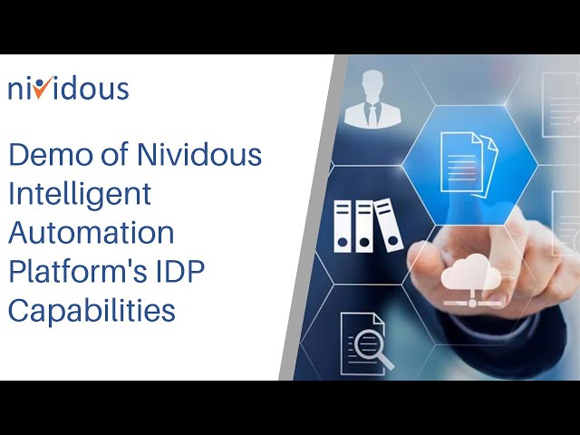 Demo of Nividous Intelligent Automation Platform's IDP Capabilities