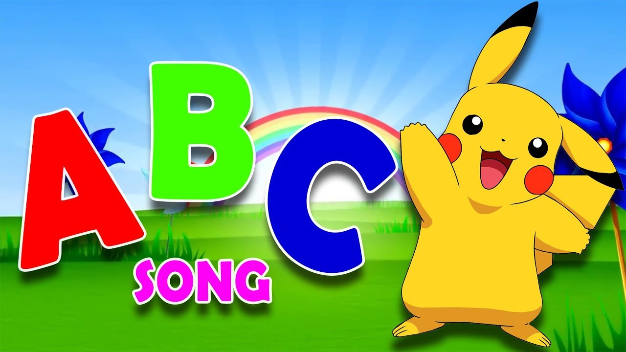 Pokemon Pikachu Abc Song Abcd Alphabet Songs Abc Songs For Children 3d Abc Nursery Rhymes Youtube