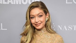 Gigi Hadid Almost TRIPS on Glamour Awards Carpet & Gives Powerful Speech