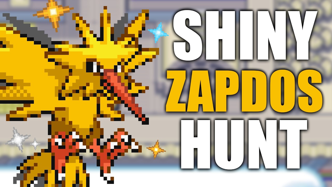 Shiny Hunting Zapdos In Pokémon FireRed!