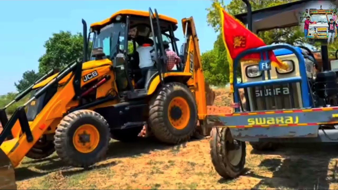 Tractor power test in swaraj 735 Fe | Mahindra 273 | jcb 3dx 