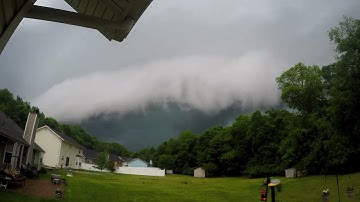 Mesoscale Convective Vortex (MCV) - Timelapse - STL 5/19/22
