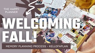 Welcoming Fall! || Memory Plan With Me