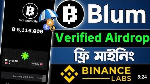 Blum Crypto Mining Project | Binance Labs Supported Project | Blum Telegram Bot Mining | Best Mining