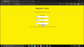 Validasi Username Dan Password Pada Form Login