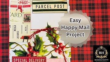 DIY Happy Mail Folio | Tracie Fox Festive Dispatch Kit Sneak Peek | No-sew