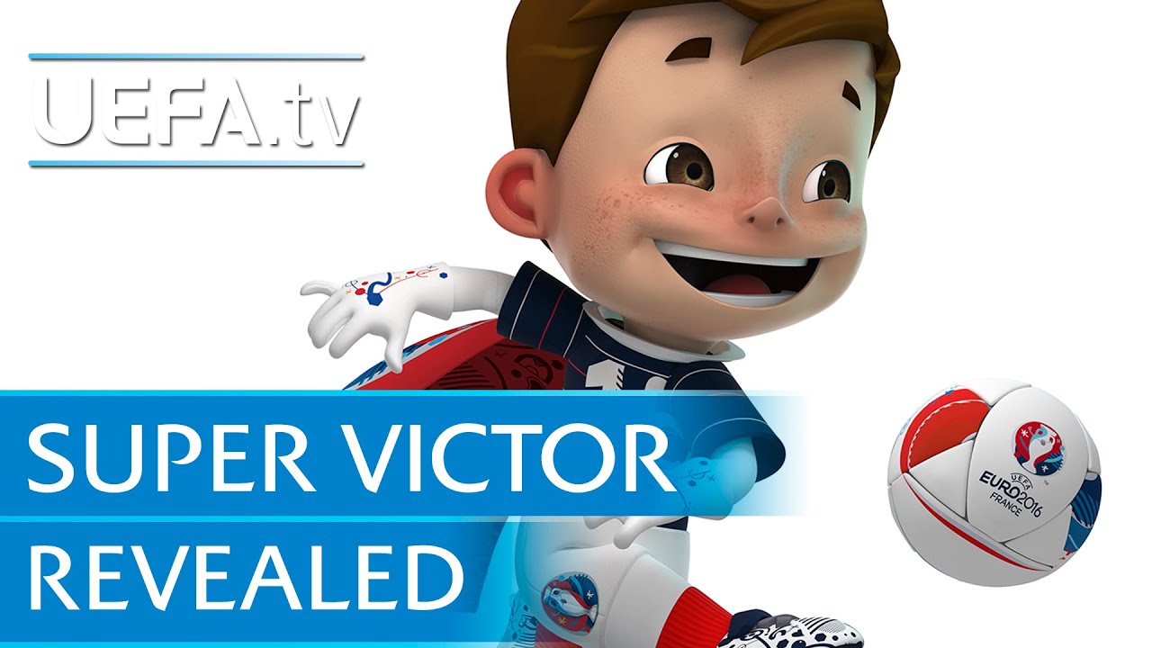 Porte-clés Officiel UEFA EURO 2016 - Double Pendentif Avec Mascotte Super Victor - Cadeau Collection Football