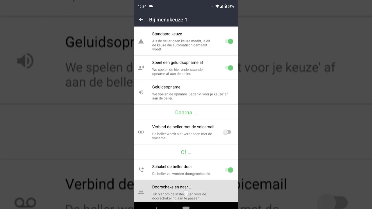 Opties Voor Instellen Keuzemenu Op Android | Rinkel Faq
