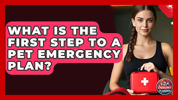 What Is The First Step To A Pet Emergency Plan? - Your Emergency Planner